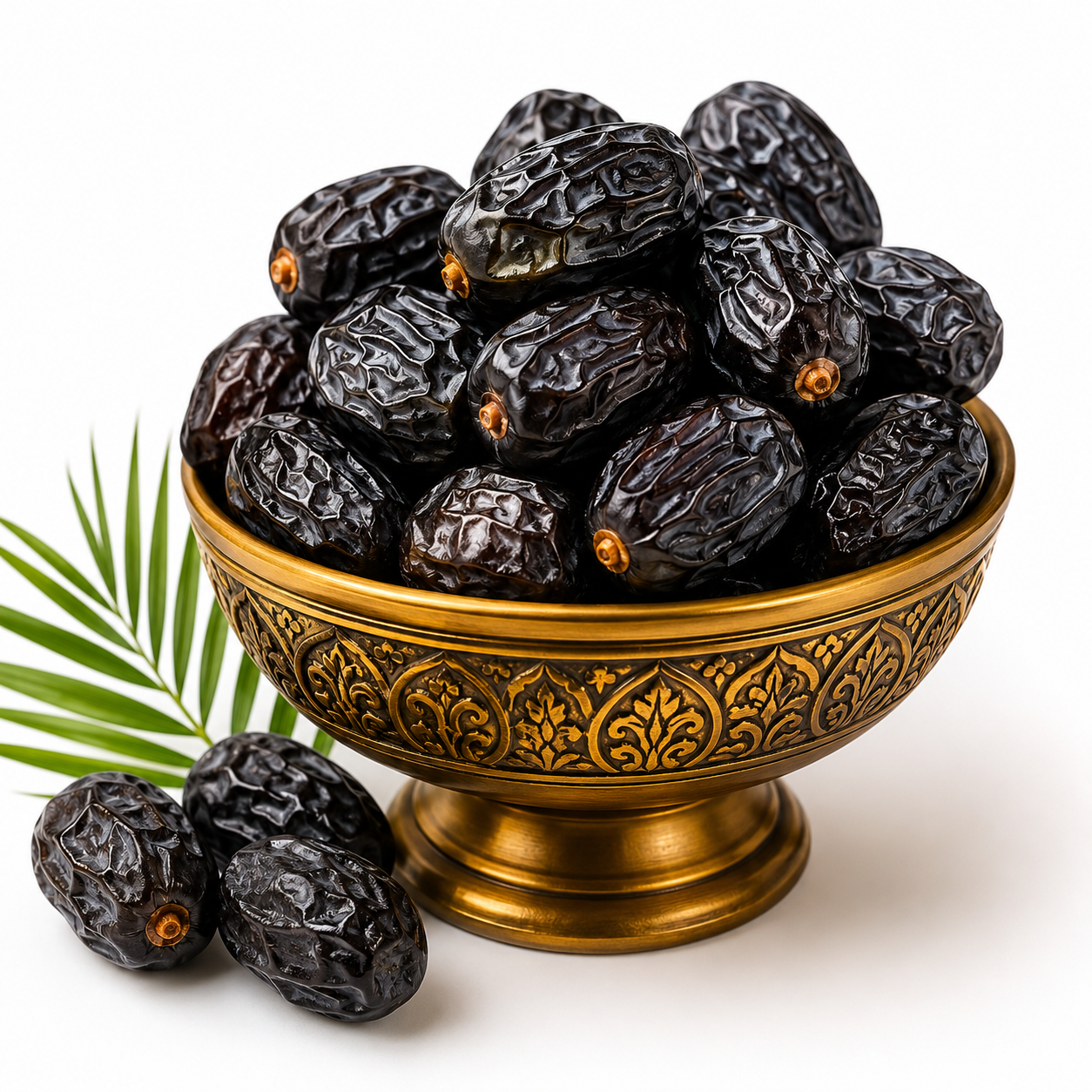 Dark Black Ajwa Jumbo Dates - Improves Hemoglobin - Energy Powerhouse